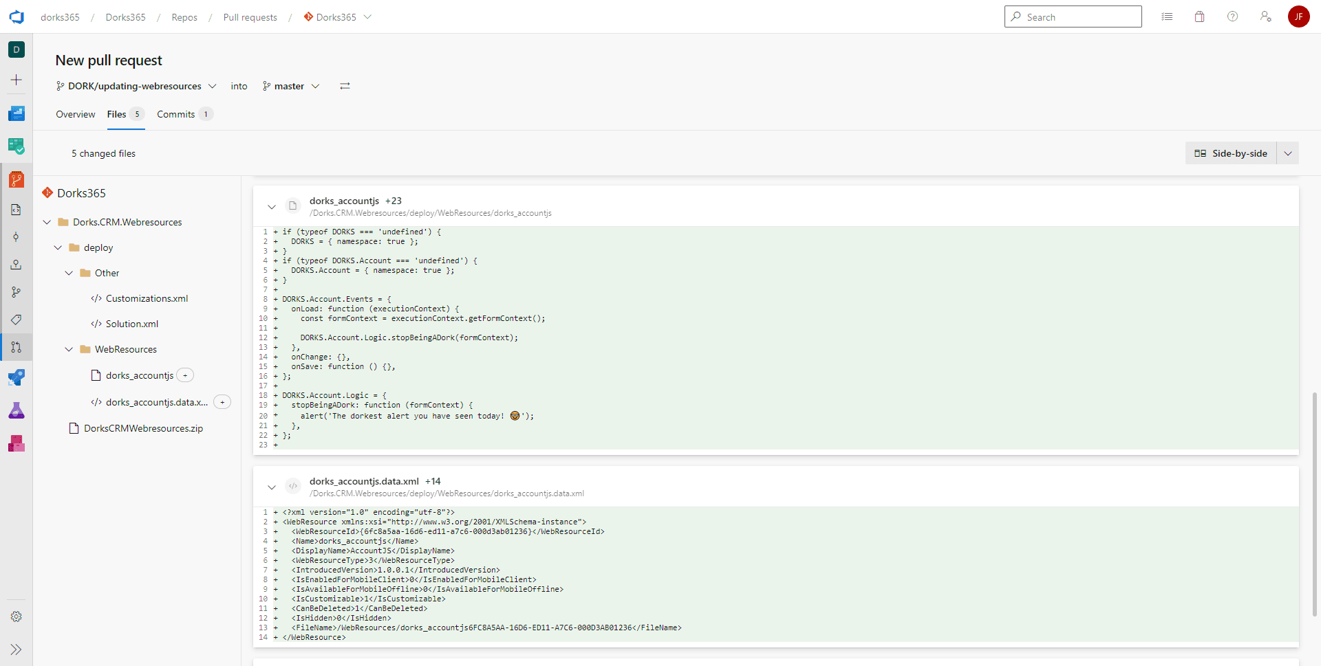 Image19 - Azure DevOps - Pull Request Overview Part2
